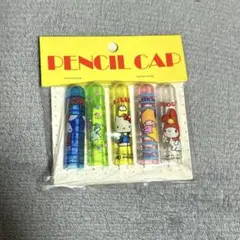 未使用・当時物】サンリオ レトロ 鉛筆キャップ5本組 キティ キキララ サム 未使用・当時物】サンリオ レトロ 鉛筆キャップ5本組 キティ キキララ