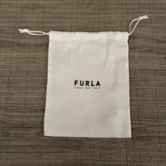 FURLA ホワイト巾着袋