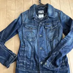 3D G-STAR RAW デニムジャケット Sサイズ ダークブルー