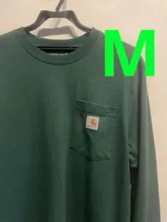 Carhartt カーハート ダークグリーン ロングスリーブTシャツ