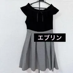 エブリン ワンピース evelyn アンミール ギンガムチェック メイド服風襟