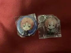 あんスタ　あんさんぶるスターズ　月永レオ　缶バッジ　アクリルキーホルダー　セット