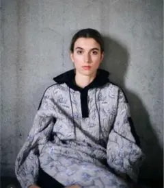charbon running WOOL TIE DYE HOODIE M - メルカリ