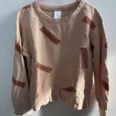 tinycottons ベージュ トレーナー