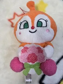 それいけ！アンパンマン　ドキンちゃん　ころふわ　花束どうぞぬいぐるみ
