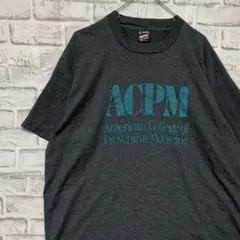 USA製90sヴィンテージTシャツ！シングルステッチ　グレー半袖古着　XL 30