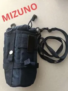 1790→1690円 ミズノ　保冷保温　水筒ペットボトルカバー　ネイビーブルー