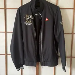 ルコックle coqブラックジャケット刺繍ロゴ付き