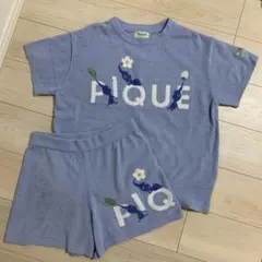 ジェラートピケ 青ピクミン ジャガードプルオーバー&ショートパンツセット