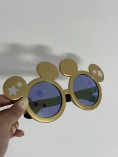 ミッキーマウス ゴールドサングラス