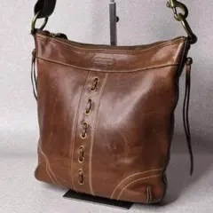 COACH leather shoulder bag Y2K 1021