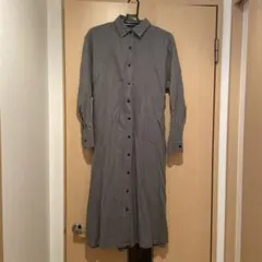UNIQLO グレー シャツワンピース M