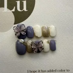 現品限り　ブライダルネイル　バタフライネイル　ネイルチップ　卒業式ネイル　推し