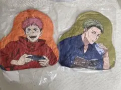 呪術廻戦　セガラッキーくじ　虎杖悠仁　七海建人　ダイカットクッション