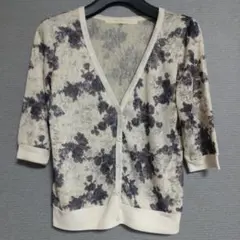 Ray Cassin　花柄カーディガン Mサイズ