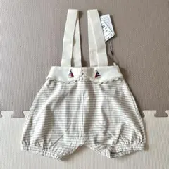 未使用 cottoli コトリ サス付きボーダーパンツ