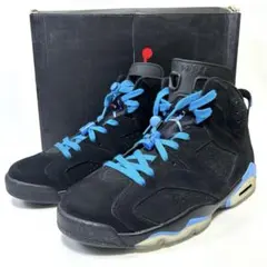 【訳あり】NIKE AIR JORDAN6 UNC 29cm 黒×青 補修あり
