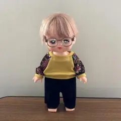 メルちゃん ソランちゃん ◇ トップス＋パンツ ◇ マスタードxブラック