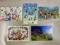 ディズニーランド　ポストカード　周年　5枚セット
