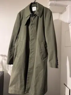 UNITED TOKYO ステンカラーコート オリーブグリーン