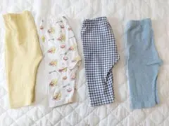 ☆ユニクロ♪ノラネコぐんだん等七分丈レギンス4枚セット☆②