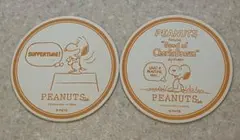 ピーナッツカフェ/スヌーピーコースター2枚