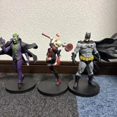 アメコミフィギュアセット（ジョーカー・ハーレイ・クイン・バットマン）