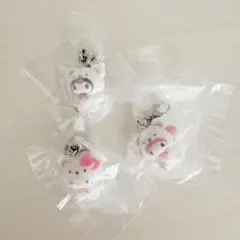 めじるしアクセサリー サンリオ ふわふわスノー ハローキティ マイメロ クロミ