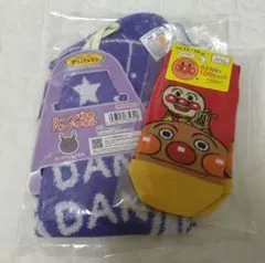 アンパンマンキッズ靴下　だだんだんループ付タオルセット