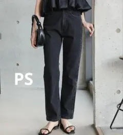 Petitle デニムテーパードパンツ 低身長のサムネイル