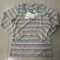 ロンT 三つ編みボーダー　ハートマーケット