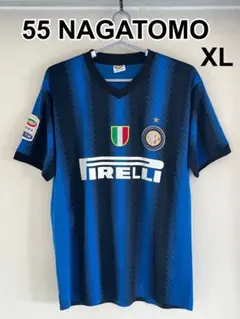 【サイン入り】インテル Nagatomo 55番 ジャージ インテル NAGATOMO 55 XL ジャージ INTER 長友佑都 - メルカリ