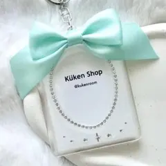 【x-5934】トレカキーホルダー カードケース 硬質 レジン デコ