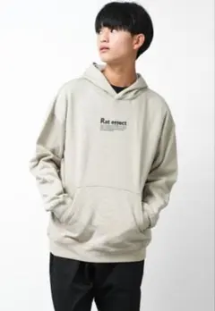 【新品・タグ付き】Rat Effect 裏起毛バッグロゴフーディー