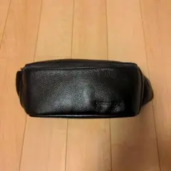 レザーウエストバッグ　コーヒー色