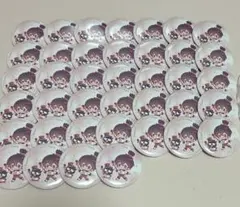 カラフルピーチ　ゆあんくん　サンリオデフォ缶バッジ