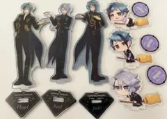 ツイステ　ブレイジングジュエル　ミラーアクリルスタンド他セット　オクタヴィネル