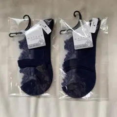 moisok レースソックス 23-25cm 2足セット
