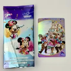 香港ディズニー20周年　コレクタブルカード　チップ　デール　クラリス実写　非売品