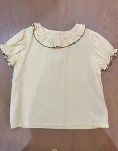 【まとめ割】pour enfant フリルパフスリーブブラウス Mサイズ