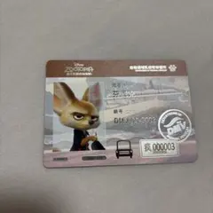 上海ディズニー ズートピア フィニック IDカードのサムネイル