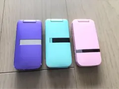 ジャンク、SoftBank DISH 折りたたみ携帯電話 3台セットのサムネイル