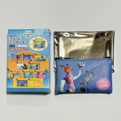 ズートピア ズートピア2 フラットミニポーチ ニック ジュディ ゲイリー ポーチ