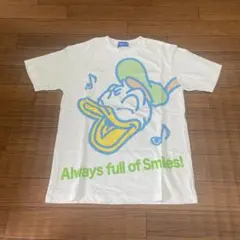 東京ディズニーリゾート　ドナルド　スマイル　Tシャツ　人気商品 サイズM