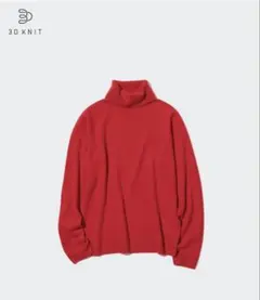 ユニクロ　3Dカシミヤタートルネックセーター
