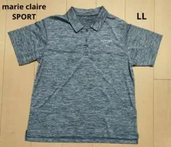 美品 marie claire SPORT ポロシャツ 半袖 グレーのサムネイル