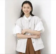 AMARC×OPAQUE オペークドットクリップ　大草直子さん　ジレのサムネイル
