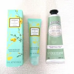 【再値下げ】ロクシタンエルバガーデン　ジェル香水・アーモンドハンドクリームセット