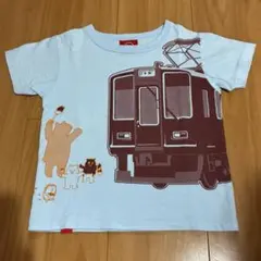 OJICO オジコ 阪急電車 コラボTシャツ 水色 4A 90〜100cmのサムネイル