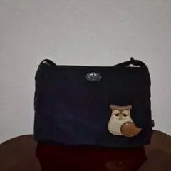 【人気】 IBIZA イビザ　ショルダーバッグ フクロウ　黒　ブラック　梟